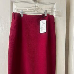 MM La Fleur Red Knee Length Skirt – Size 10 - NWT